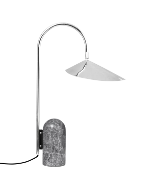 FERM LIVING lampa stołowa/biurkowa ARUM stal nierdzewna