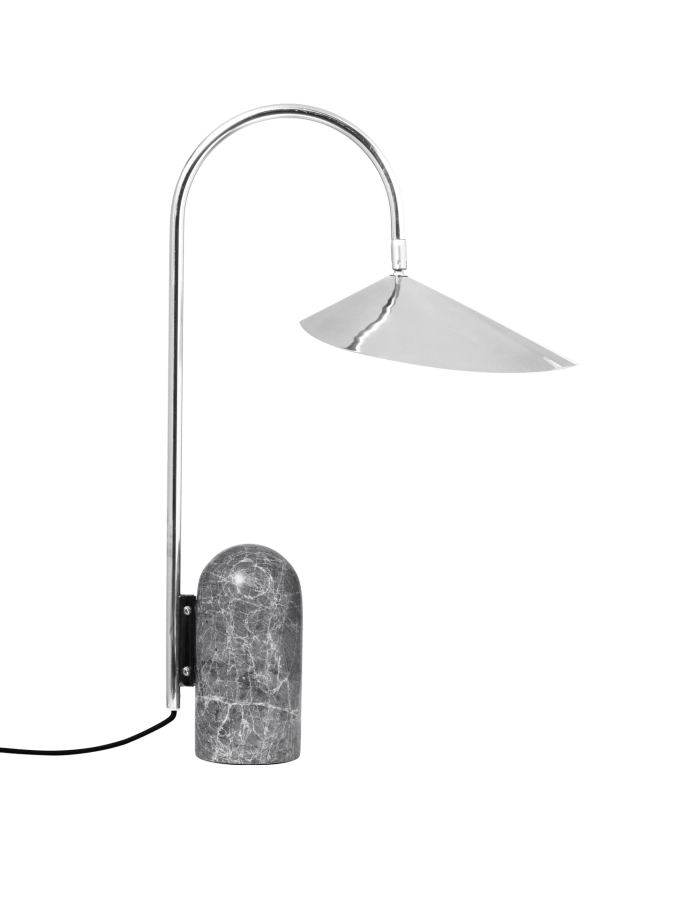 FERM LIVING lampa stołowa/biurkowa ARUM stal nierdzewna.png