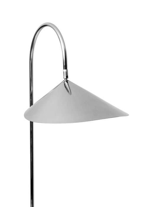 FERM LIVING lampa podłogowa ARUM stal nierdzewna.png