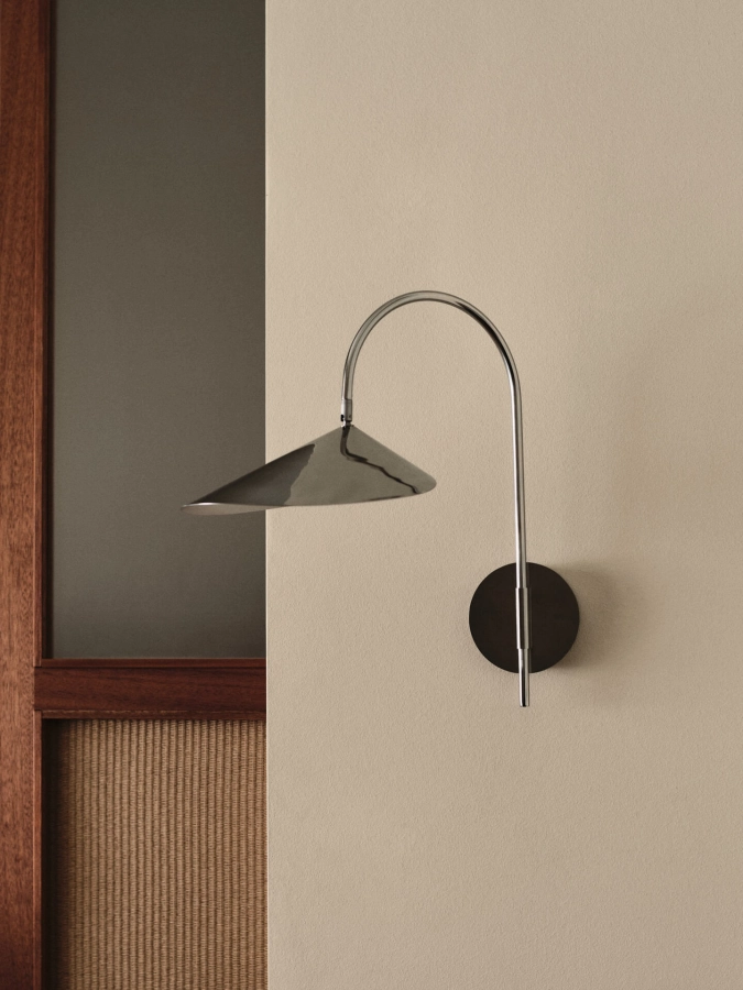 FERM LIVING lampa ścienna ARUM stal nierdzewna.jpeg