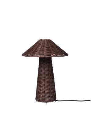 FERM LIVING lampa stołowa DOU ciemny brąz