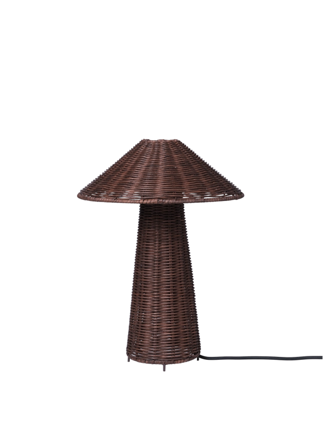 FERM LIVING lampa stołowa DOU ciemny brąz.png