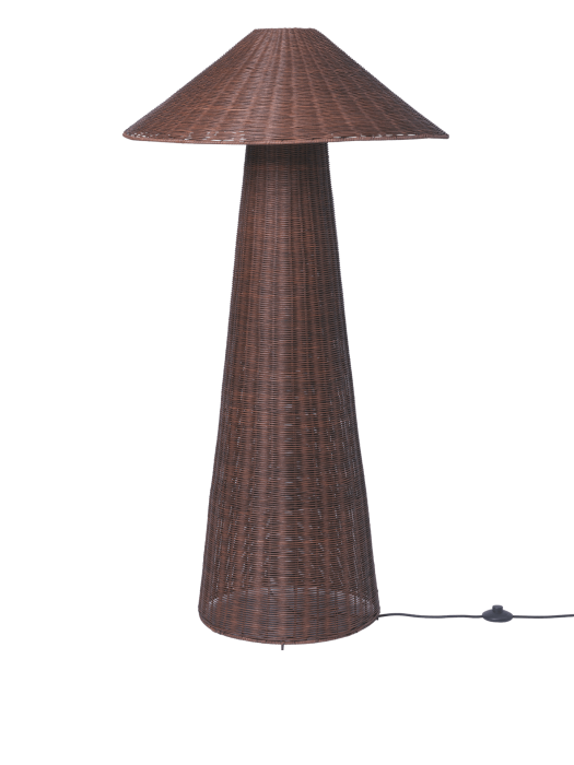 FERM LIVING lampa podłogowa DOU ciemny brąz.png