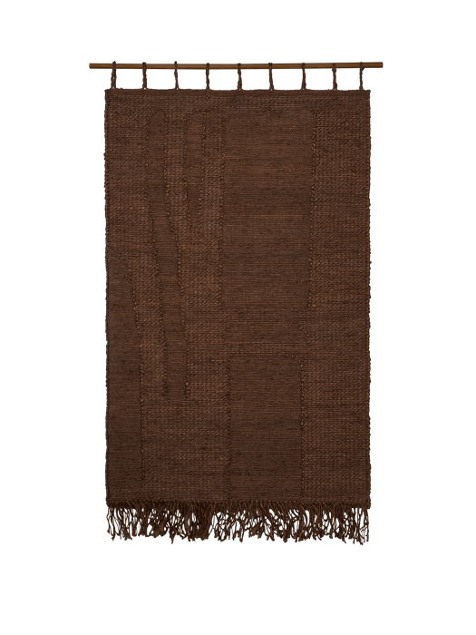 FERM LIVING dywanik ścienny HARVEST - ciemna czekolada, różne rozmiary.png