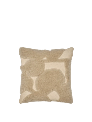 FERM LIVING zestaw dwóch poduszek tuftowanych CILLA – złamana biel / pergaminowy