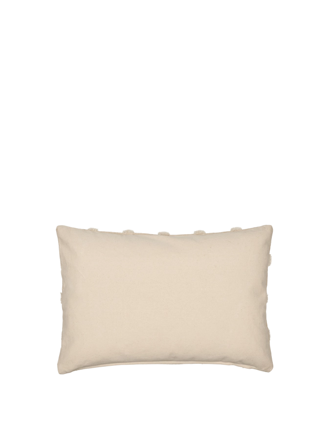 FERM LIVING zestaw dwóch poduszek prostokątnych NORTE GRID - złamana biel.png