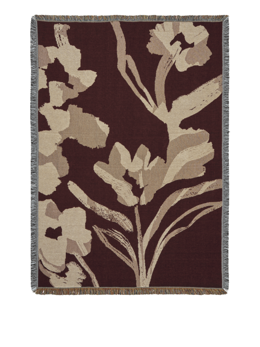 FERM LIVING Koc gobelinowy CILLA – ciemny orzech.png