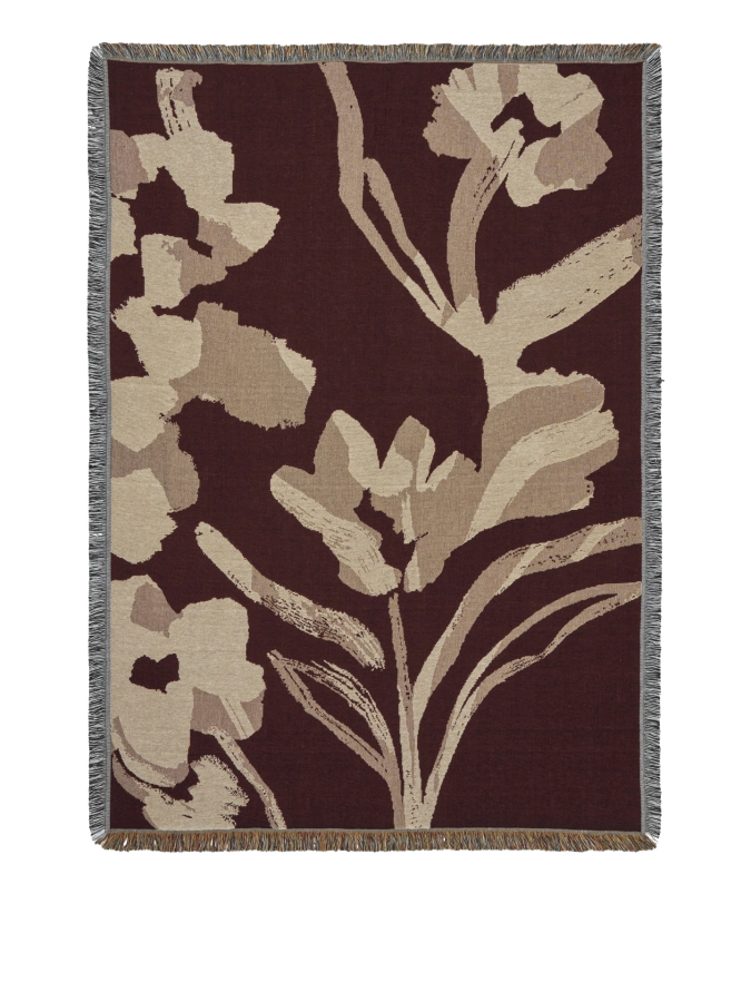 FERM LIVING Koc gobelinowy CILLA – ciemny orzech.png
