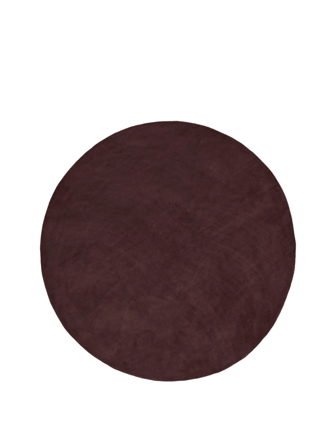 FERM LIVING dywan STILLE okrągły 240 cm | ciemny orzech.png