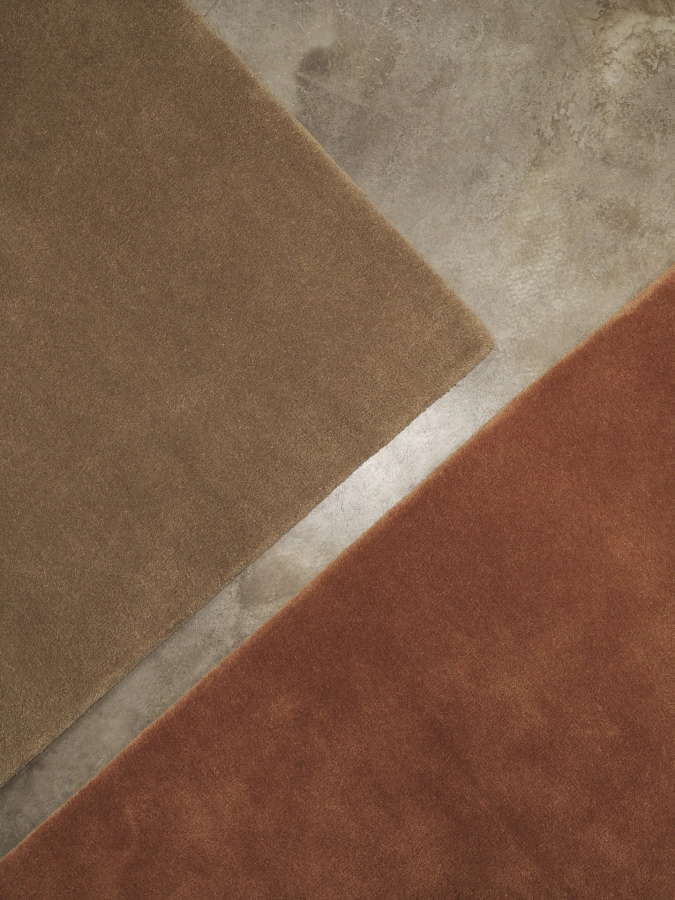 FERM LIVING dywan STILLE red brown, różne rozmiary.jpg
