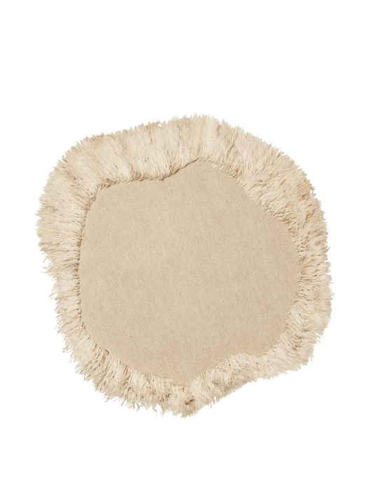 FERM LIVING dywan NORTE Ø120 – naturalny.png