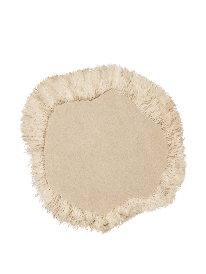 FERM LIVING dywan NORTE Ø120 – naturalny.png
