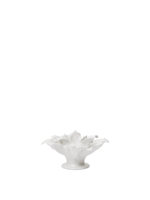 FERM LIVING zestaw dwóch świeczników HOLLY LEAF – ecru