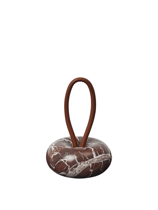 FERM LIVING stopper do drzwi WA Ø14 – marmur Rosso Levanto.png