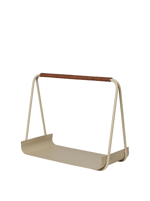 FERM LIVING kosz na drewno kominkowe PORT WOOD kaszmirowy.png