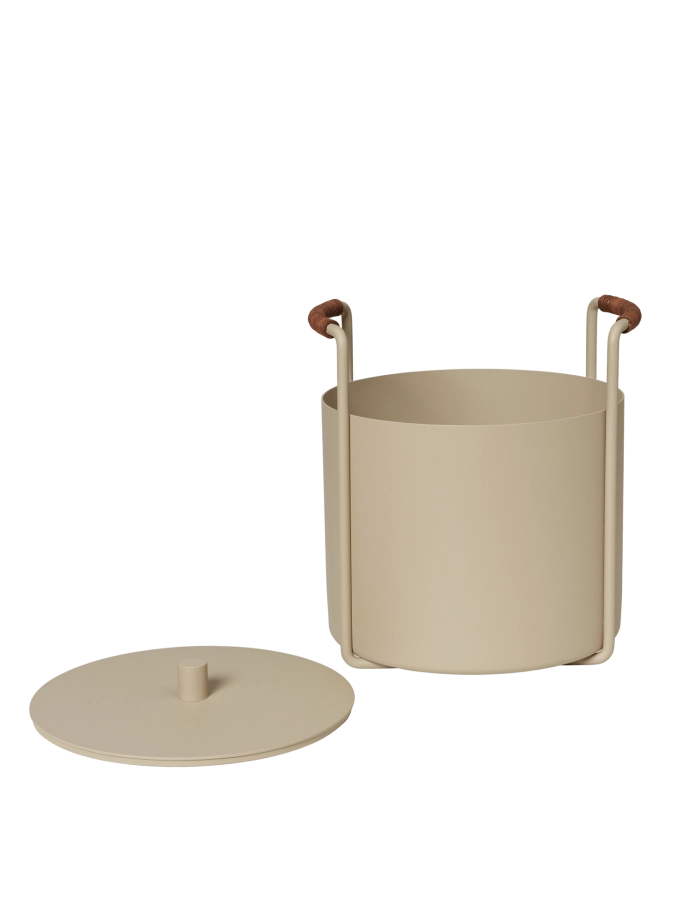 FERM LIVING kosz na rozpałkę i popiół PORT | kaszmirowy.png