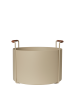 FERM LIVING kosz na drewno kominkowe PORT | kaszmirowy.png