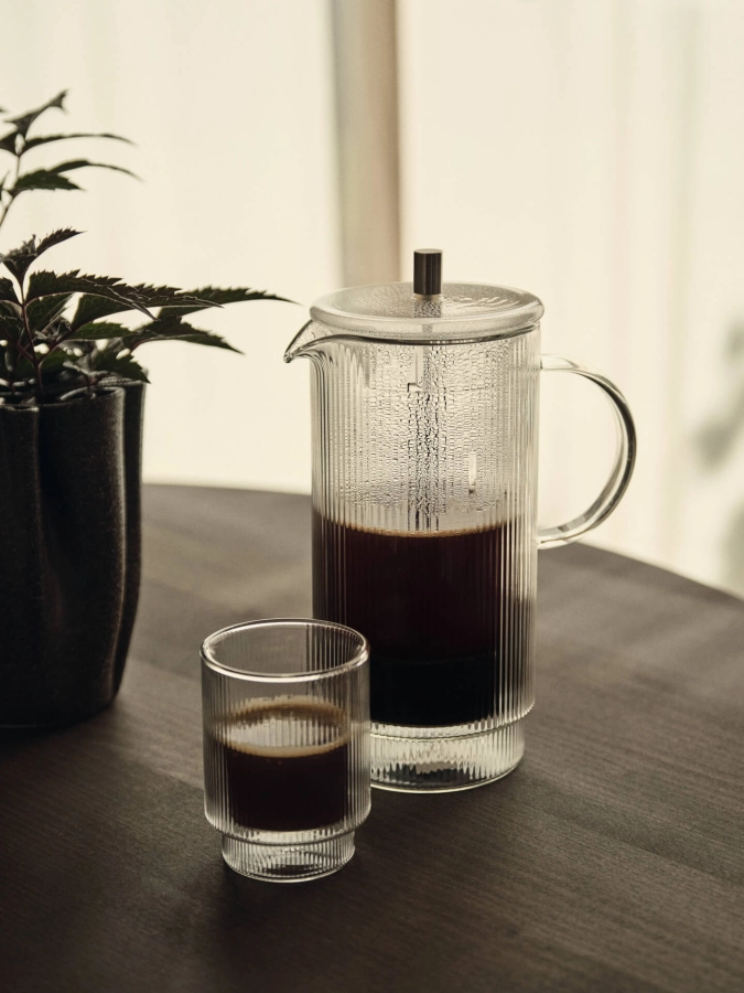 FERM LIVING szklanki termiczne RIPPLE – zestaw 2 szt. – przezroczyste.jpeg