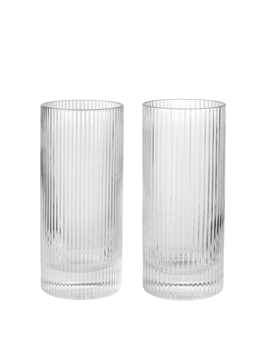 FERM LIVING szklanki highball RIPPLE – zestaw 2 szt. – przezroczyste.png