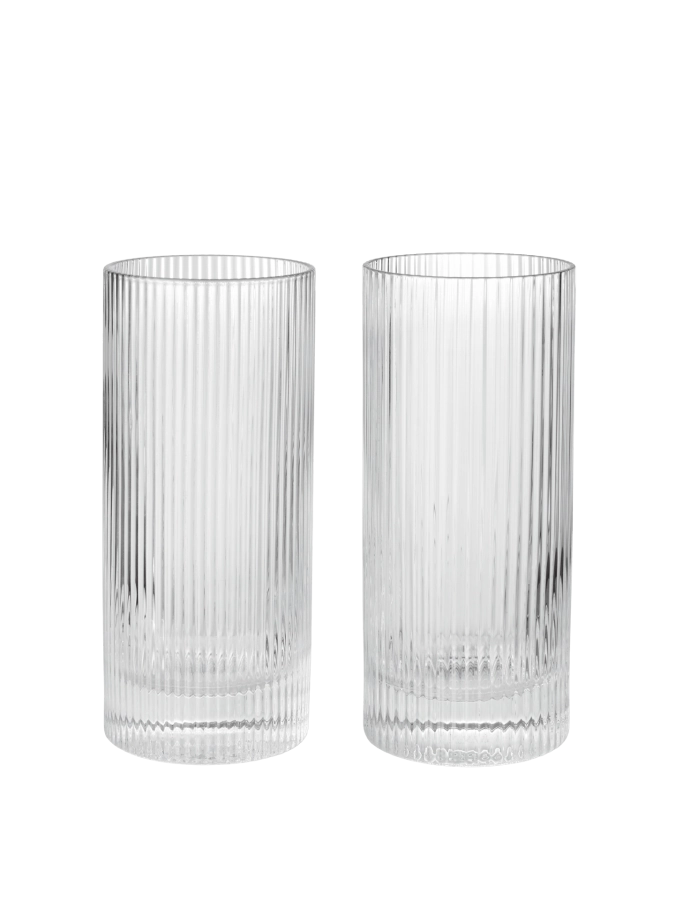 FERM LIVING szklanki highball RIPPLE – zestaw 2 szt. – przezroczyste.png