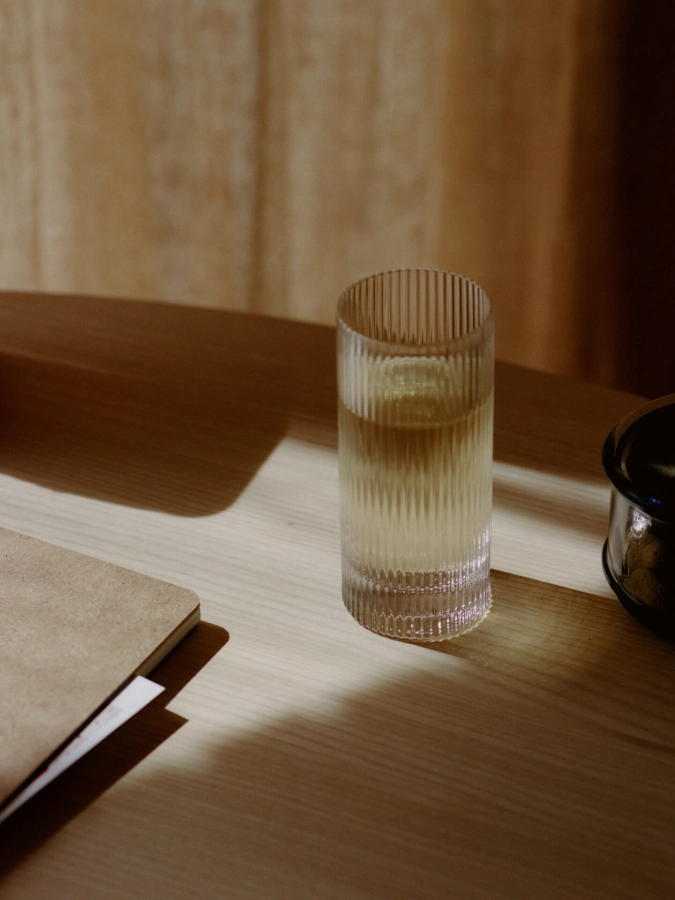 FERM LIVING szklanki highball RIPPLE – zestaw 2 szt. – przezroczyste.jpeg