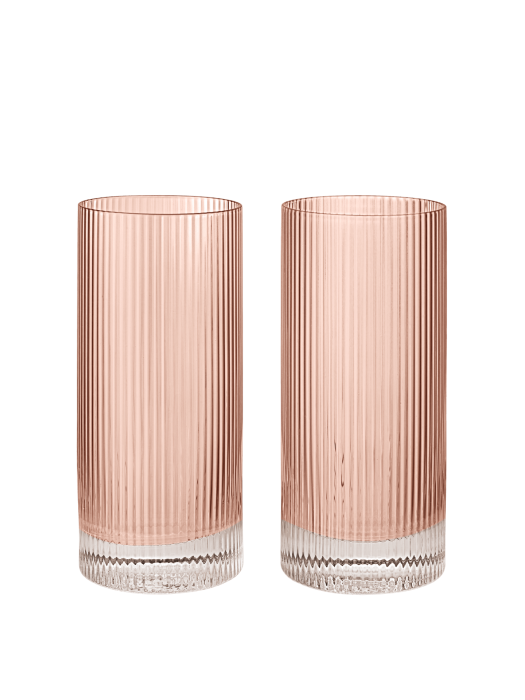 FERM LIVING szklanki highball RIPPLE – zestaw 2 szt. – pudrowy ró.png