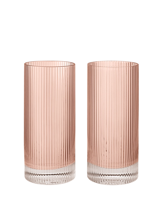 FERM LIVING szklanki highball RIPPLE – zestaw 2 szt. – pudrowy ró.png