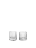 FERM LIVING zestaw 2 szklanek małych KIRU – przezroczyste.png