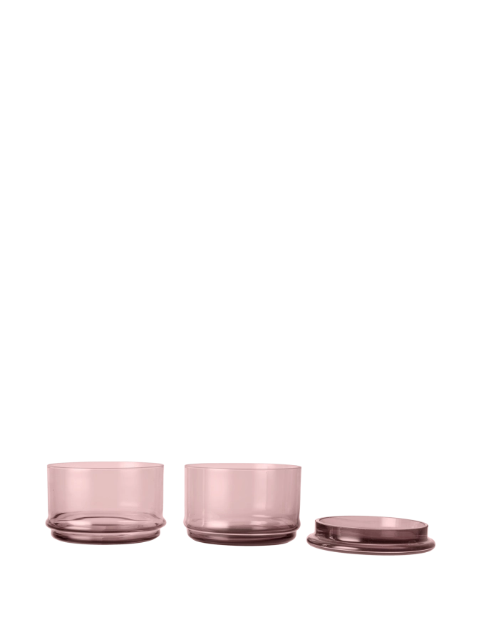 FERM LIVING pojemniki do przechowywania BOYA Ø10,5 – zestaw 2 szt. – mauve.png