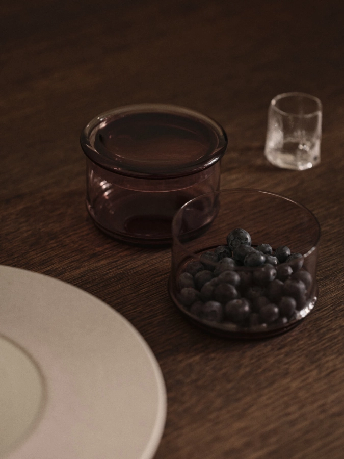 FERM LIVING pojemniki do przechowywania BOYA Ø10,5 – zestaw 2 szt. – mauve.jpeg