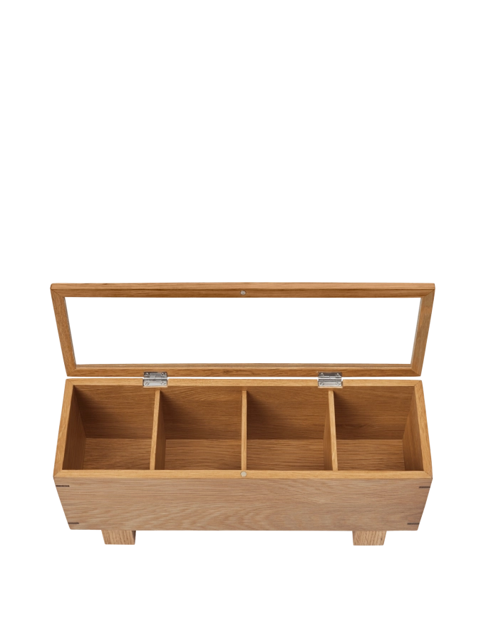 FERM LIVING organizer do herbaty BON – naturalny dąb.png