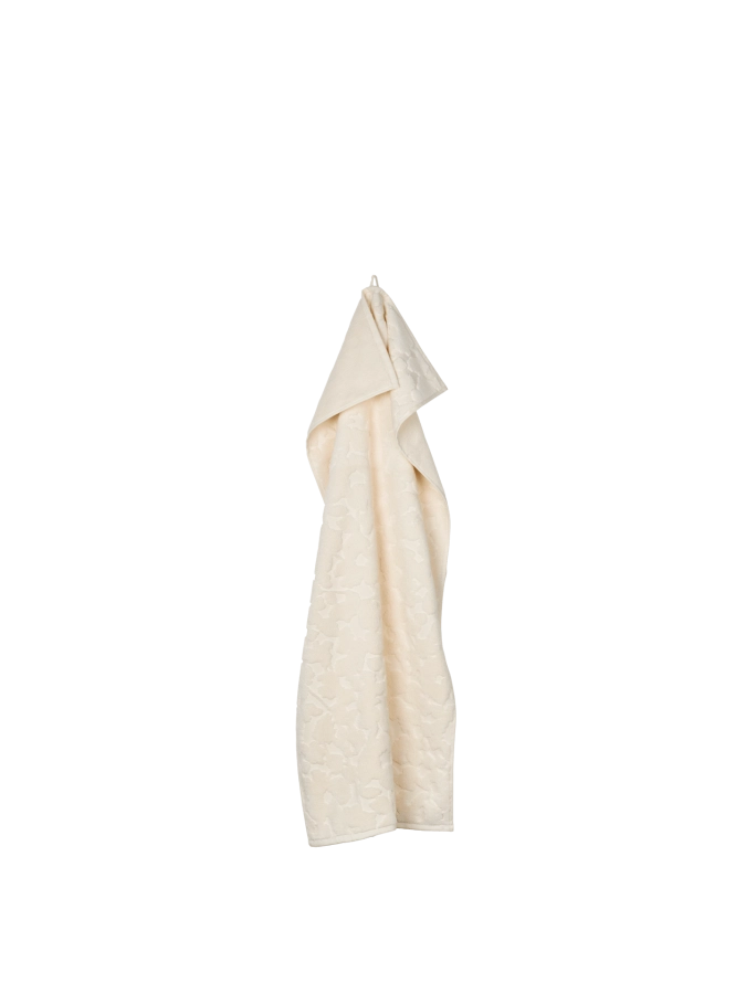 FERM LIVING zestaw dwóch ręczników CILLA – ecru, różne rozmiary.png
