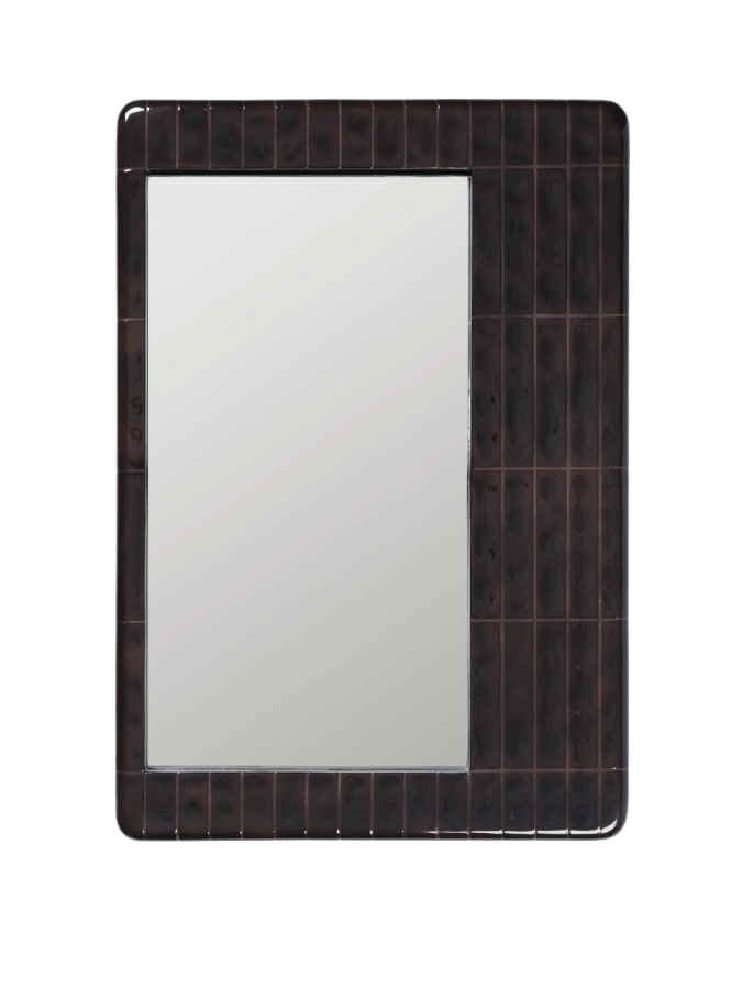 FERM LIVING lustro TILING - ciemna czekolada.png