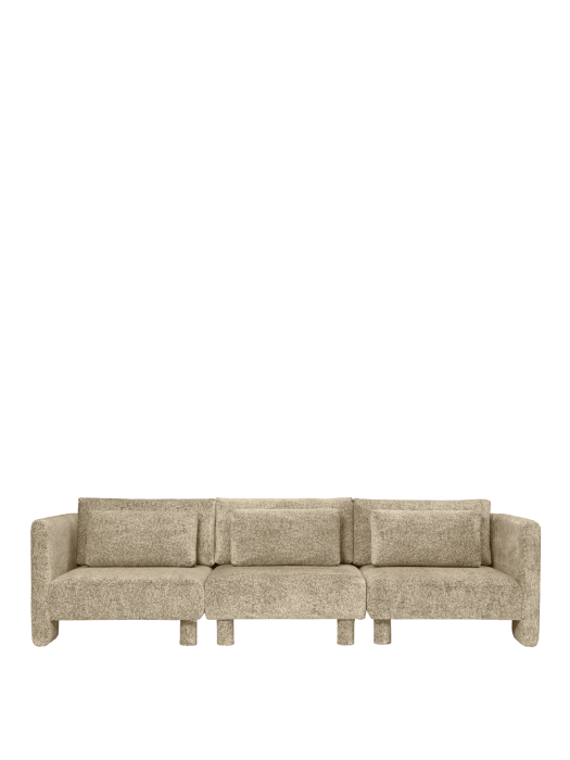 FERM LIVING podłokietnik DASE lewy – poppy velvet – maślany/czarny.png