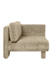 FERM LIVING podłokietnik DASE lewy – poppy velvet – maślany/czarny.png