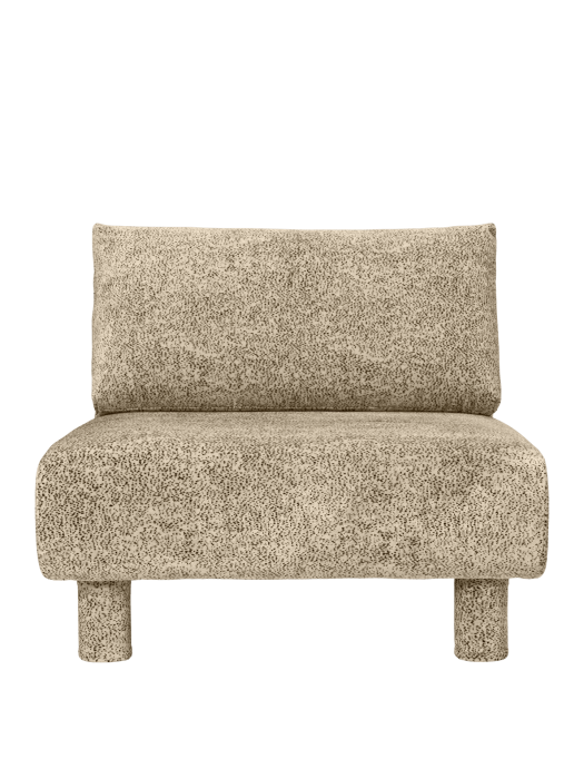 FERM LIVING moduł środkowy DASE lewy – poppy velvet – maślany/czarny.png
