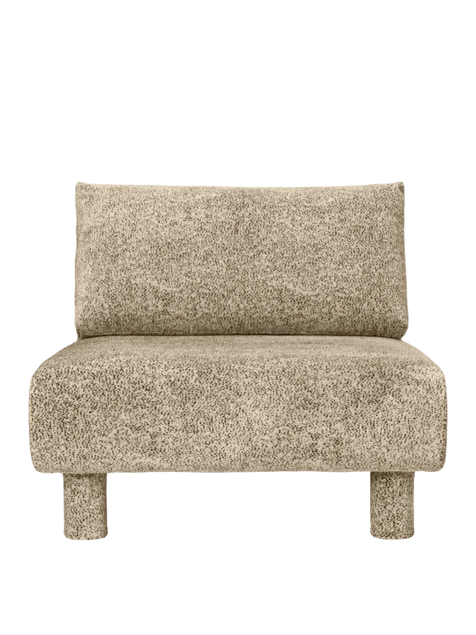 FERM LIVING moduł środkowy DASE lewy – poppy velvet – maślany/czarny.png
