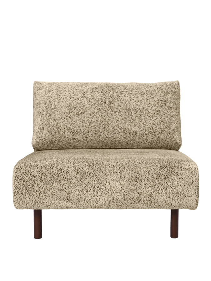 FERM LIVING moduł środkowy DASE lewy – poppy velvet – maślany/czarny.png