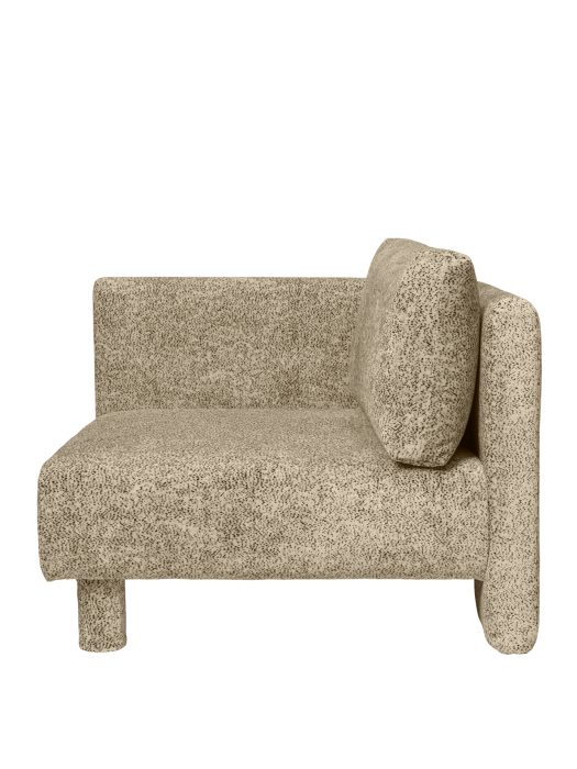 FERM LIVING podłokietnik DASE prawy – poppy velvet – maślany/czarny.png