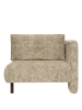 FERM LIVING podłokietnik DASE prawy – poppy velvet – maślany/czarny.png