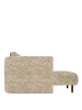 FERM LIVING leżanka DASE lewa– poppy velvet – maślany/czarny.png