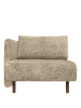 FERM LIVING leżanka DASE lewa– poppy velvet – maślany/czarny.png