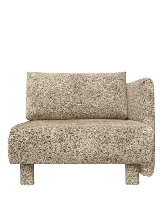 FERM LIVING leżanka DASE prawa – poppy velvet – maślany/czarny.png