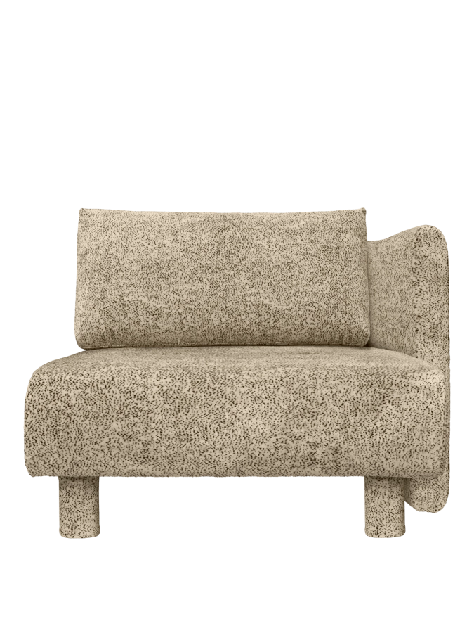 FERM LIVING leżanka DASE prawa – poppy velvet – maślany/czarny.png
