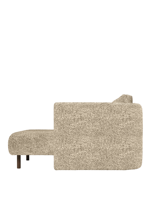 FERM LIVING leżanka DASE prawa – poppy velvet – maślany/czarny.png