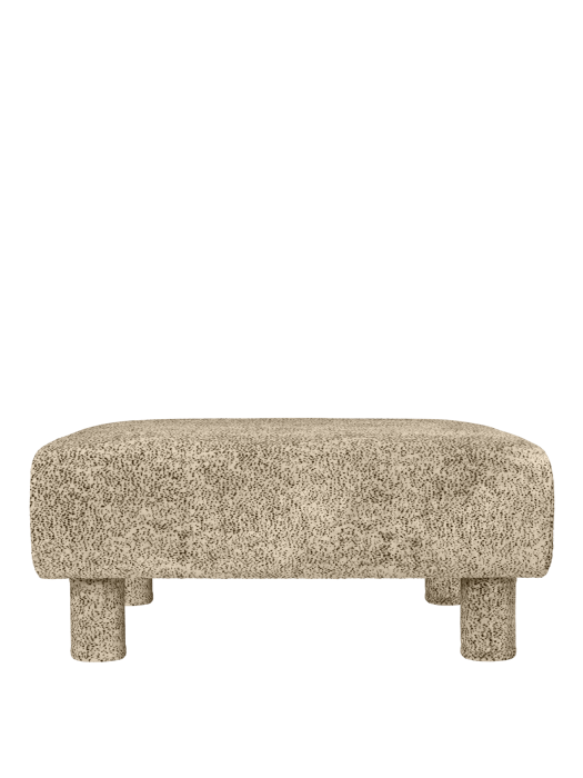 FERM LIVING pufa DASE – poppy velvet – maślany/czarny.png