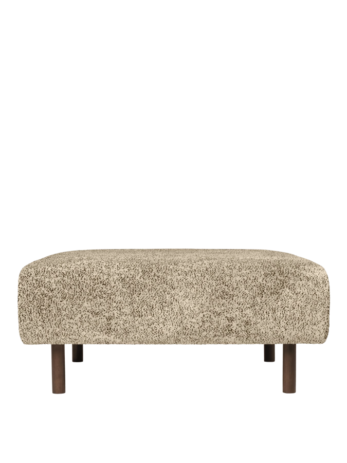 FERM LIVING pufa DASE – poppy velvet – maślany/czarny.png