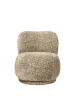 FERM LIVING fotel RICO PICCOLO - poppy velvet – maślany/czarny.png