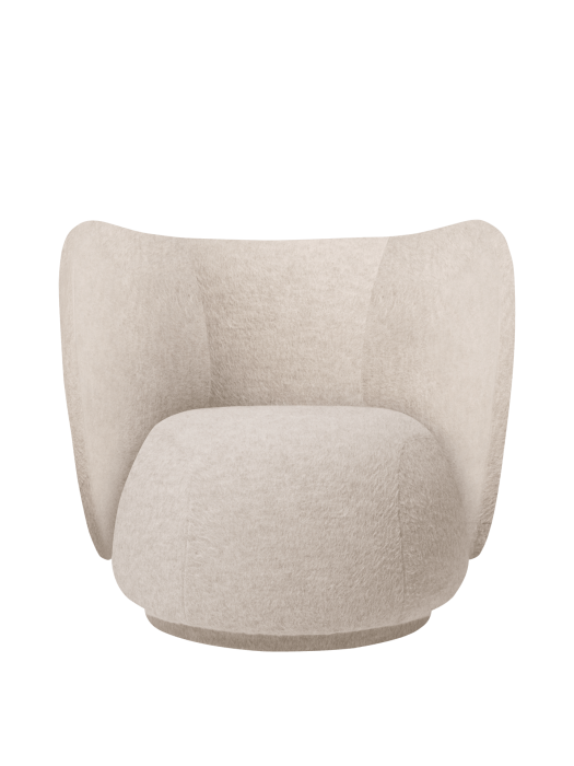 FERM LIVING fotel RICO - soft alpaca – naturalny.png