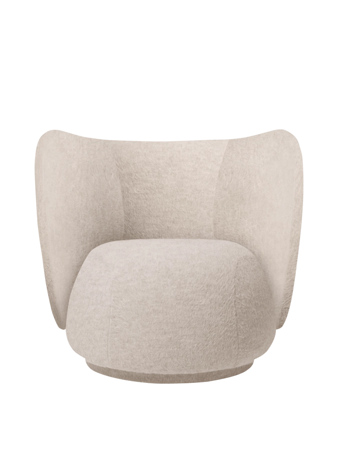 FERM LIVING fotel RICO - soft alpaca – naturalny.png